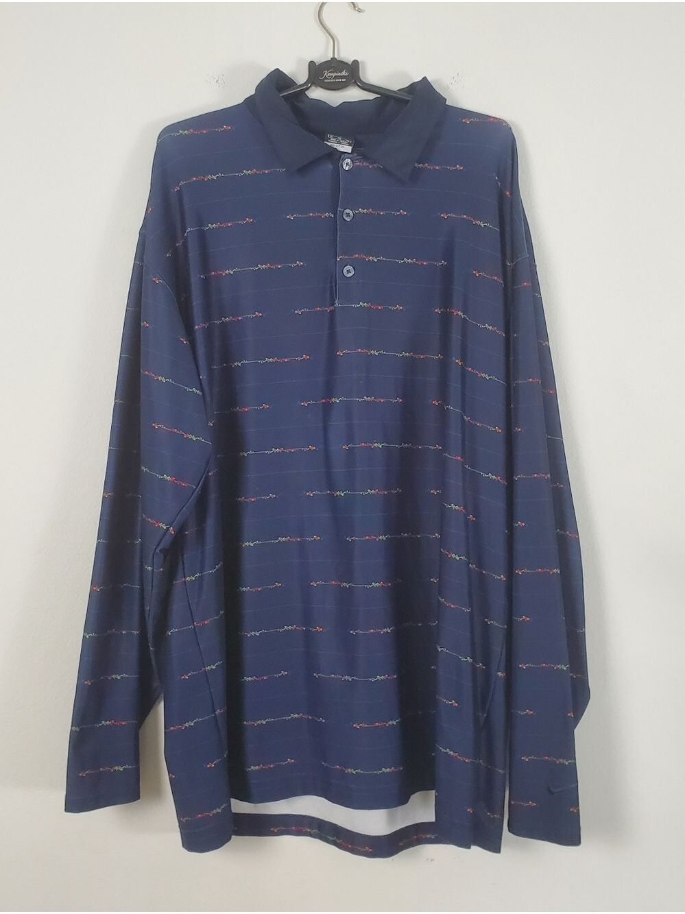 Nike Men's Golf Polo Shirt Navy XL Dri Fit UV